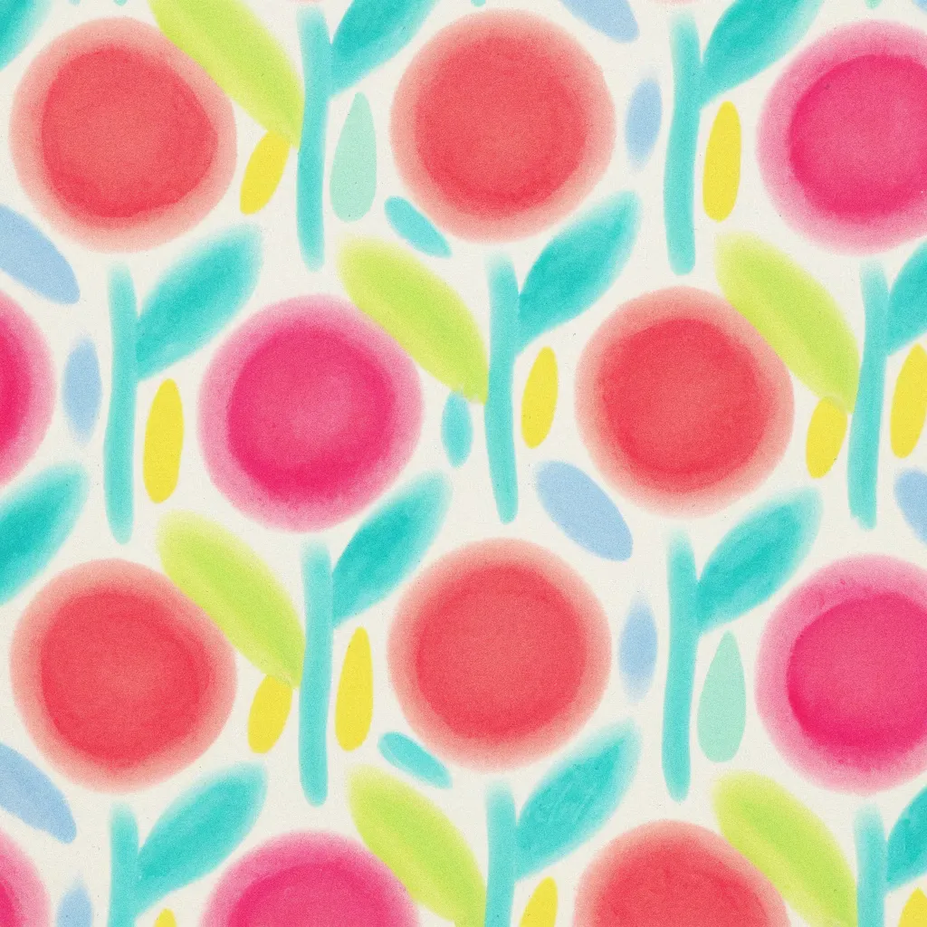 Soft organic composition of mint turquoise, blush pink, lime citron, and golden watercolor washes.